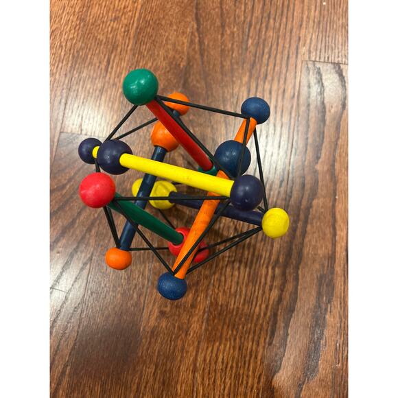 Montessori Wooden Elastic Toy – Fine Motor Skills Educational Toy - Picture 5 of 9